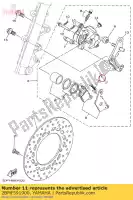 2BMF591900, Yamaha, Ondersteuning, kussen yamaha gpd150a nmax 155 lts125c lts125cj delight 150 125 , Nieuw