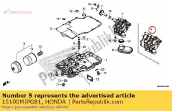 Aquí puede pedir bomba de aceite de Honda , con el número de pieza 15100MJPG81: