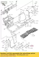 132722330, Kawasaki, 01 placa, sob guarda, lh kawasaki  820 1000 2017 2018 2019 2020 2021, Novo