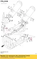 1445915H00, Suzuki, clamp, conn muf suzuki  gsx 1300 2008 2009 2010 2011 2012 2014 2015 2016 2017 2018 2019, Nouveau