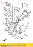 901050859200, Yamaha, bout, sluitring (3rb) yamaha yz wr yzf yzlc wrz yzflc 250, Nieuw