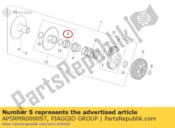 Aprilia AP5RMR000097, O-ring, OEM: Aprilia AP5RMR000097