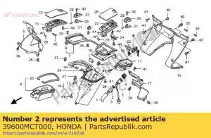 honda 39600MCT000 socket assy., accessory - Bottom side