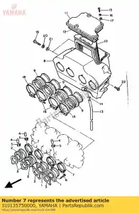 yamaha 1UJ135750000 banda - Lado inferior