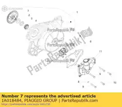 Tutaj możesz zamówić ingranaggio condotto pompa h2o apr rs 660 21 od Piaggio Group , z numerem części 1A018484: