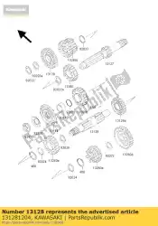 Ici, vous pouvez commander le arbre-transmission ou auprès de Kawasaki , avec le numéro de pièce 131281204: