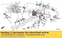 19226MEA670, Honda, joint, couvercle de pompe à eau honda  vt vtx 1300 2003 2004 2005 2006 2007 2010 2013 2017, Nouveau