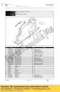 Piaggio Group 62030000F2 covers - Bottom side