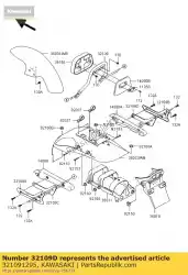 Here you can order the grip-frame,lwr,rh,bas bn125-a3 from Kawasaki, with part number 321091295: