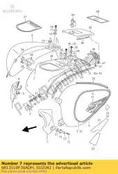 Here you can order the tape,cover side from Suzuki, with part number 6813510F30ADH: