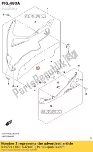 suzuki 9447914J00 tarcza, pod co - Dół