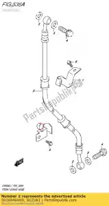 suzuki 5926948H00 clamp,fr brake - Bottom side