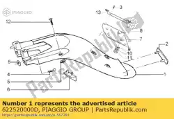 Tutaj możesz zamówić ochrona od Piaggio Group , z numerem części 622520000D: