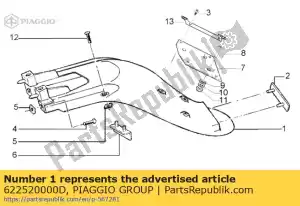 Piaggio Group 622520000D ochrona - Dół