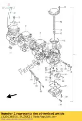 Here you can order the no description available from Suzuki, with part number 1320226E00: