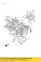 1114132C10, Suzuki, guarnizione testa cilindrica suzuki gsf 400 1991 1992 1993, Nuovo