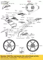 560751676, Kawasaki, padrão, tanque de combustível, rh zx636fgfa kawasaki  zx 600 636 2016 2017, Novo