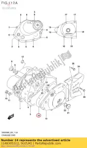 suzuki 1148305312 junta magneto - Lado inferior