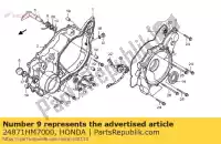 24871HM7000, Honda, uchwyt, odwrotny drut stopera honda trx 400 450 2000 2001 2002 2003 2004, Nowy