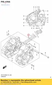 suzuki 1130023K10 crankcase assy - Bottom side