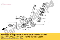 Aquí puede pedir vástago secundario, dirección de Honda , con el número de pieza 53219MCJ751: