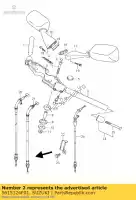 5615124F01, Suzuki, handlebar,l suzuki gsx 1300 1999 2000 2001 2002 2003 2004 2005 2006 2007, New