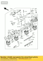 131691962, Kawasaki, plaque, câble d'accélérateur zx600-a1 kawasaki gpx gpz gt zephyr zl 305 550 600 750 1000 1100 1985 1986 1987 1988 1989 1990 1991 1992 1993 1994 1995 1996 1997 1998, Nouveau