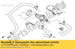 Aquí puede pedir quedarse, aisv de Honda , con el número de pieza 17470KFK630: