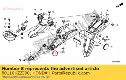 Tutaj możesz zamówić stay comp., nawias liczbowy od Honda , z numerem części 80110KZZJ00: