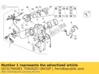 GU31760083, Piaggio Group, dashboard complete moto-guzzi nevada base club 750 2002, New