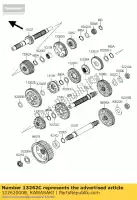 132620008, Kawasaki, gear,output 3rd,39t kawasaki vn classic h  a g vulcan lt j limited d e f vn2000 2000 , New