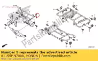 81155HN7000, Honda, czapka, fr. baga?nik honda  trx 250 350 400 2004 2005 2006 2007 2017 2018 2019 2020, Nowy