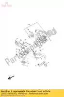 1B9E35850000, Yamaha, manifold yamaha vp yp 125 2006 2007 2008 2009 2010 2011 2012 2013 2014 2015 2016, New