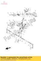 1CTF38130000, Yamaha, colonne de direction 2 yamaha yfm 450 2011 2012 2013 2014 2015 2016, Nouveau