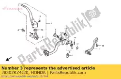 Here you can order the joint, kick arm from Honda, with part number 28302KZ4J20: