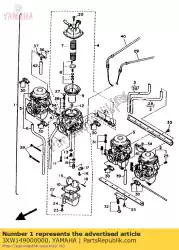 Here you can order the carburetor assy from Yamaha, with part number 3XW149000000: