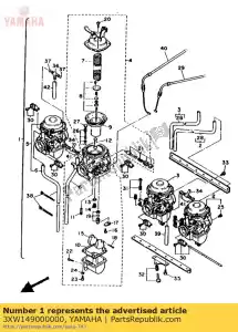 Yamaha 3XW149000000 zespó? ga?nika - Dół