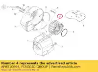 AP8510694, Piaggio Group, Condizionatore Aprilia Scarabeo 100, Nuovo