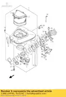 1388124F00, Suzuki, tubo, saída suzuki gsx 1300 1999 2000 2001 2002 2003 2004 2005 2006 2007, Novo