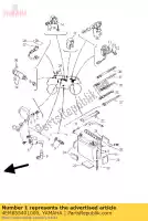 4EM855401000, Yamaha, c.d.i. unidad de montaje yamaha yfm badger yfmr grizzly 80, Nuevo