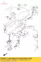 5C4241410000, Yamaha, beschermer, brandstoftank yamaha sr xv xvs 400 950 1900 2006 2007 2008 2009 2010 2011 2012 2013 2014 2015 2016, Nieuw