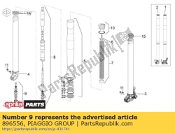 Aprilia 896556, Valve d.50, OEM: Aprilia 896556