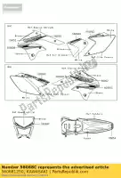 560681250, Kawasaki, pattern,shroud,lwr,rh kawasaki klx  r klx450r 450 , New