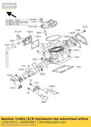 Tutaj możesz zamówić g? Owica-cylinder kx125-m2 od Kawasaki , z numerem części 110010013: