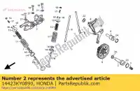 14423KY0890, Honda, albero, ingranaggio a camme honda cg  cg125 125 , Nuovo