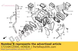 geen beschrijving beschikbaar op dit moment van Honda, met onderdeel nummer 17216KCZ000, bestel je hier online: