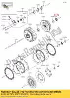 920151725, Kawasaki, tuerca kx250-f1 kawasaki  kdx kfx klx kx 250 450 500 1988 1989 1990 1991 1992 1993 1994 1995 1996 1997 1998 1999 2000 2001 2002 2003 2004 2005 2006 2007 2008 2009 2010 2011 2012 2013 2014 2015 2016 2017 2018 2019 2020 2021, Nuevo