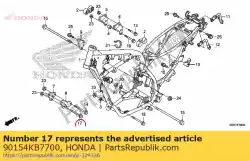 Tutaj możesz zamówić ? Ruba, ko? Nierz, 8x73 od Honda , z numerem części 90154KB7700: