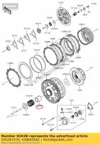 kawasaki 920281934 douille zx1200-a1 - La partie au fond