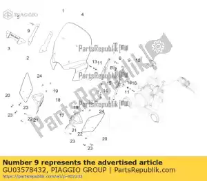 Piaggio Group GU03578432 bushing - Bottom side